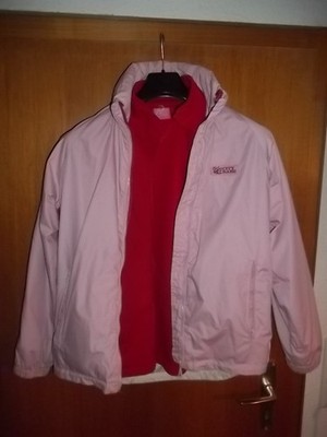 Übergangs- + Winterjacke mit Fleecejacke als Futter Gr 164 City Babe Hot & Spicy