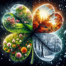 DIY 5D Diamond Painting Kits for Adults Diamond Art Four Seasons Trees Diamond .