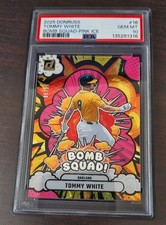 2025 Donruss Tommy White Bomb Squad Pink Ice /99 #16 PSA 10 GEM MINT RC LSU A's