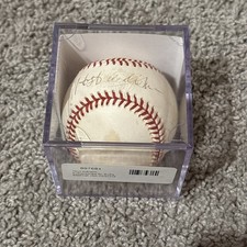 JSA COA Hoyt Wilhelm Signed Baseball Cubs Braves Giants Autograph HOF W/Case