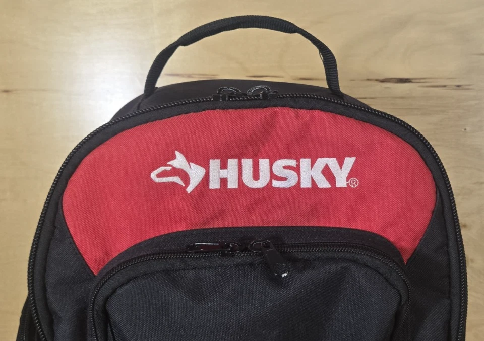 Mochila de herramientas Husky 16" bolsa de almacenamiento inferior de goma de alta resistencia H-68003-03 Foto 2 de 4