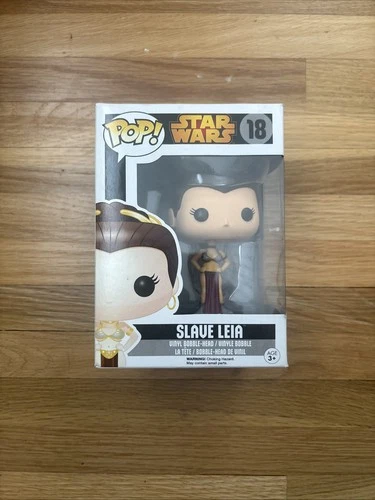 POP Movies Star Wars 18 Slave Leia Vinyl Figure Funko Disney Age3+ JJL150402 New