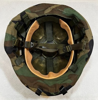 Large PASGT Ballistic Combat Helmet & Norotos Shroud Goggles