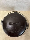 Vintage Wagner Ware Sidney Drip Drop Roaster No. 9 round Cast Iron #1269c