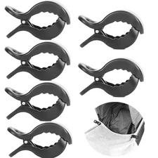 6pcs Stroller Clips Pegs to Hook Muslin and Toys Seat Cover, Blanket Clips, 