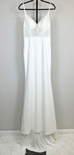 NWOT Lulus Infinite Beaded Embroidered Lace Maxi White Dress