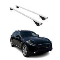 DachträGer GrundtäGer FüR Infiniti Fx 2003-2008 75Kg Metall Silber 2 Tlg