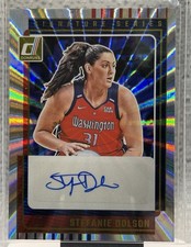 2025 Panini Donruss WNBA Stephanie Dolson Signature Series Holo Laser  Auto