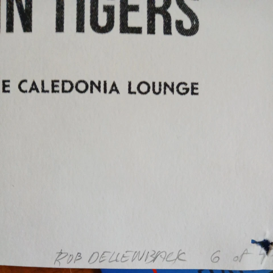 Póster de concierto The Soft Moon 1/15/13 Athens GA Caledonia tarjeta 6/47 12" x 19" Foto 2 de 3