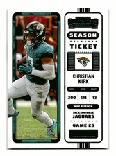 Christian Kirk 2022 Panini Contenders #52 Jacksonville Jaguars Mint to Gem