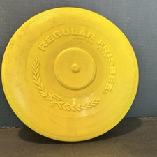 WHAM-O REGULAR FRISBEE 9" Yellow Flying Disc Vintage 1966