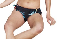 Lepel LE172170 Swimwear Tropics Low Rise Bikini Pant in Black Print