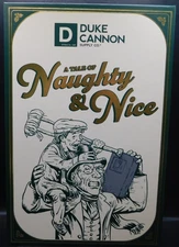 4 Piece Duke Cannon A Tale Of Naughty & Nice Bar Soap Holiday Set New & Unused