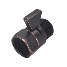 Oil Rubbed Bronze Water Flow Control Valve, Shower Head Flow Control, Angle B...