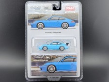Tarmac Works Porsche 911 Gt3 Type 996 Light Blue Global64 164 Tarmac Works Porsche 911 Gt3 Type 996 Light Blue Global64 164