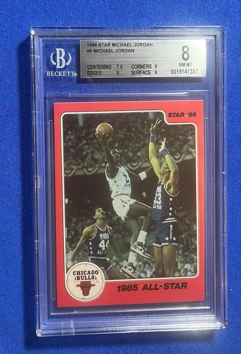 Michael Jordan Basketball Grade 8 Rookie Sports Trading Cards