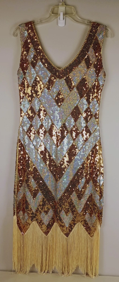 Flapper Gold Dress Costumes for Women for sale | eBay Flapper Gold Dress Costumes for Women for sale | eBay