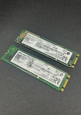 Lot 2 Micron 256GB M.2 2280 SATA SSD 1100 1300 Solid State Drive Tested