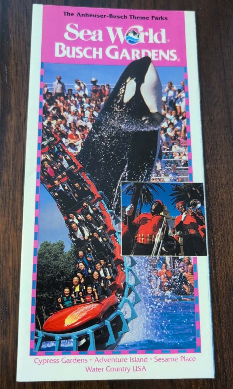 1993 Sea World Busch Gardens Anheuser-Busch Entertainment Theme Parks BROCHURE