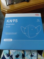 BYD CARE KN95 Respirator Face Mask Foldable 50 Pcs NEW