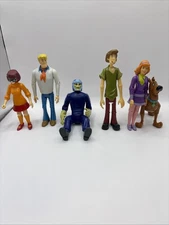 Vintage Scooby-Doo Hanna Barbera Figures Lot Of 6