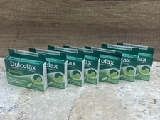 (2PK) Dulcolax 10 mg Laxative Suppositories, 4 Count Lot Of 7