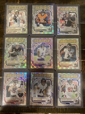 2025 Donruss Dominators Insert Lot (9)   Baker / Addison / Crosby / More