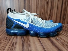 Nike Air VaporMax Flyknit 2 Racer Blue/White- Men's Size 10