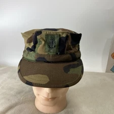 US Marine Corp Utility Hat Cap Medium Woodland Camouflage Pattern Type II Camo