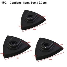 80/90/93mm Oscillating Tool Sanding Triangular Finger Pads For Bosch Chicago
