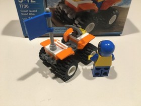 2008 Lego City 7736 Coast Guard Quad Bike Complete Box and Instructions