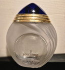 BOUCHERON  Paris display PERFUME FACTICE BOTTLE glass ROYAL BLUE/gold  top  dede — photo 3