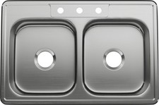 PROFLO PFSR332273A Bealeton 33" Drop In Double Basin Stainless - Stainless Steel