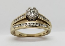 Lady's Diamond Wedding Set 29 Diamonds .41 Carat T.W. 14K Yellow Gol GAL152019 