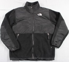 North Face Jacket Boys XL Black Fleece Full Zip Outdoor Winter Warm Youth Coat