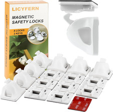 UPGRADED Magnetic Cabinet Locks 8 2 Keys Invisible Baby Proofing Child Safety