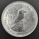 1990 Australia 1oz Silver Kookaburra / First Year Issue / Rare Coin #278D