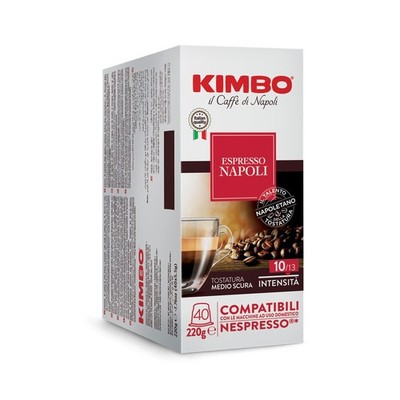 Espresso Napoli Single Serve Coffee - Blended and Roasted in Italy - Medium t...