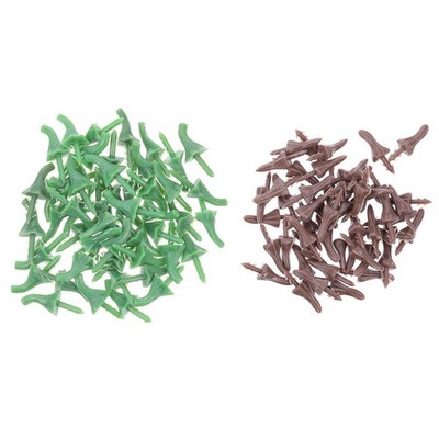 100 Pcs Kürbisköpfe Aus Kunststoff Kürbisherstellungsgriff Halloween-