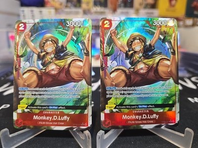 Monkey.D.Luffy (Alternate Art) OP06-013 Wings of the Captain Foil X2 One Piece