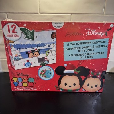 NEW Disney Tsum Tsum Advent Calendar 12 Collectible 3-Inch Plush Holiday Toys