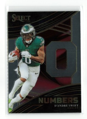 2023 PANINI SELECT SELECT NUMBERS D'ANDRE SWIFT #NMB-DSW EAGLES