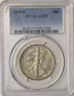 1939 S Walking Liberty Half Dollar PCGS AU-55