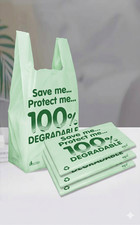 Jumbo Oxo-Biodegradable Plastic Carrier Bags - 12 x 19 x 23" - Heavy Duty 18mu