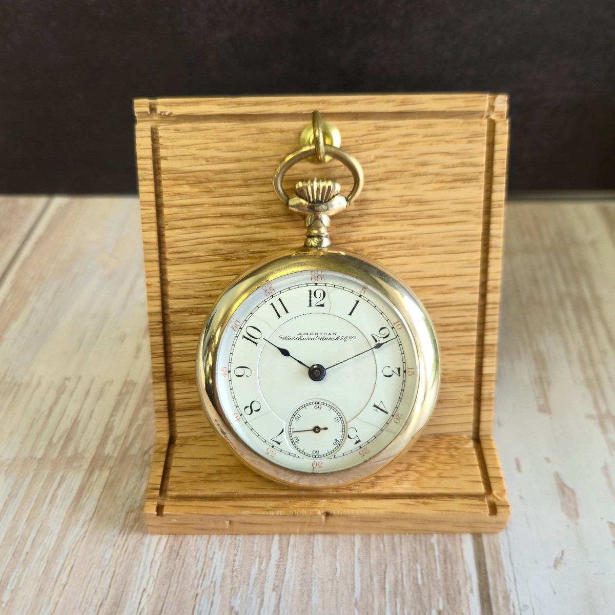 1890s Waltham Pocket Watch Openface 18s Grade Crescent St