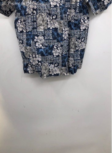 Royal Creations Floral 100% Cotton Button Down Hawaiian Made Tropical Shirt - M - Bild 6 von 8