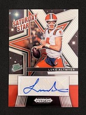 2025 Panini Prizm Draft Saturday Star Signatures Luke Altmyer Auto RC