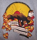 Vintage '09 Woolly Worm Festival Banner Elk, NC T-Shirt L — photo 2