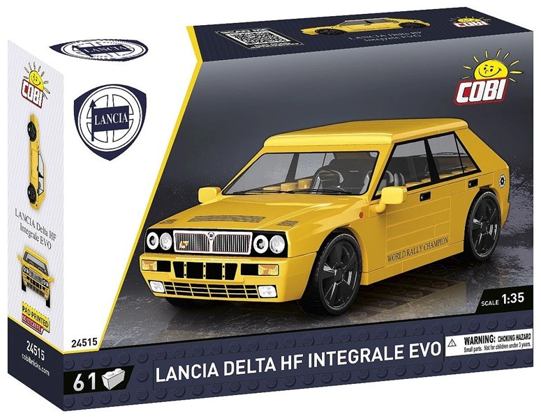 COBI-24515 Lancia Delta HF Integrale EVO 1991 Car Building Brick Model 61pcs - Image 9