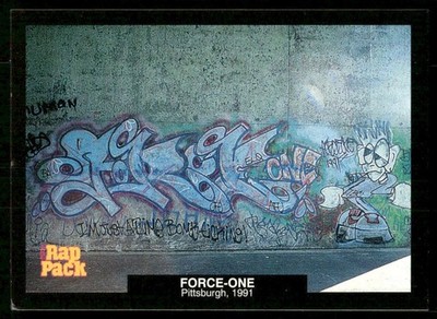 Rap Pack FORCE-ONE Pittsburgh 1991 Premier Cards #11 Sticker